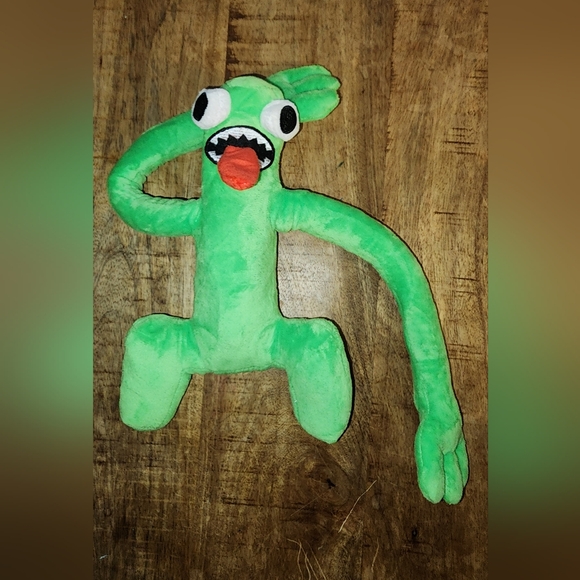 RAINBOW FRIENDS GREEN PLUSH TOY - Picture 1 of 1